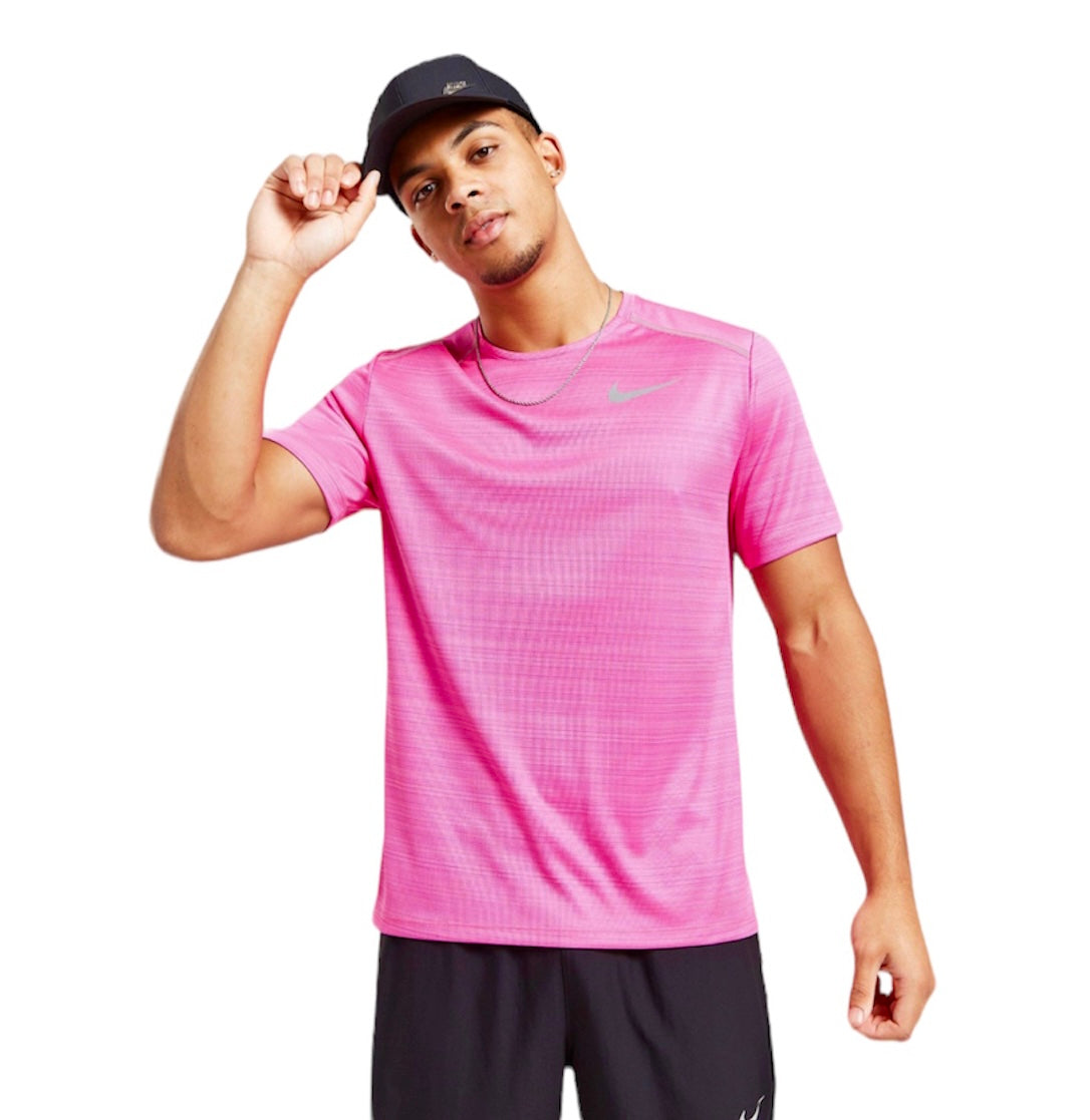 Nike Miler 1.0 Dri-Fit T-Shirt- Hot Pink